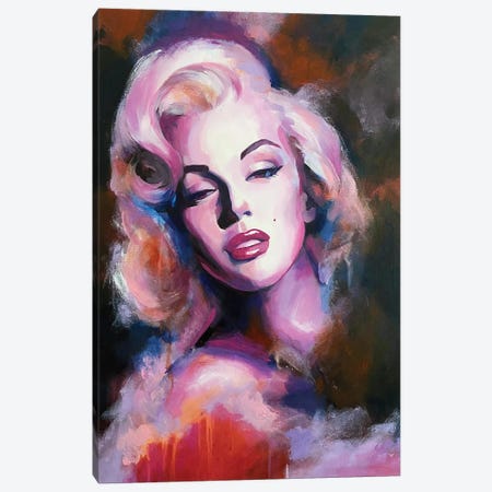 Marilyn Monroe Canvas Print #VSK49} by Valentina Shatokhina Art Print