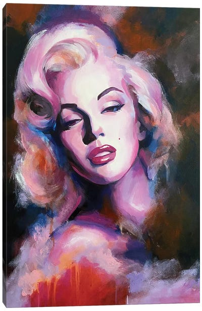 Marilyn Monroe Canvas Art Print - Valentina Shatokhina