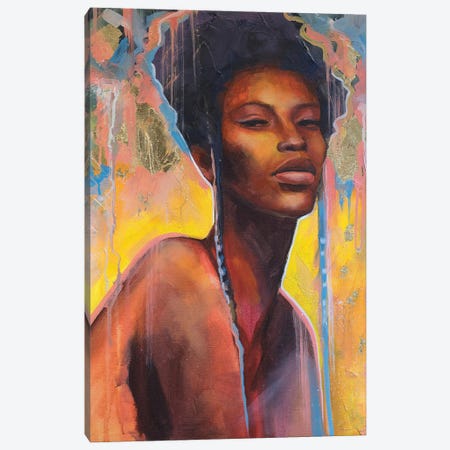 African Queen II Canvas Print #VSK4} by Valentina Shatokhina Canvas Art Print