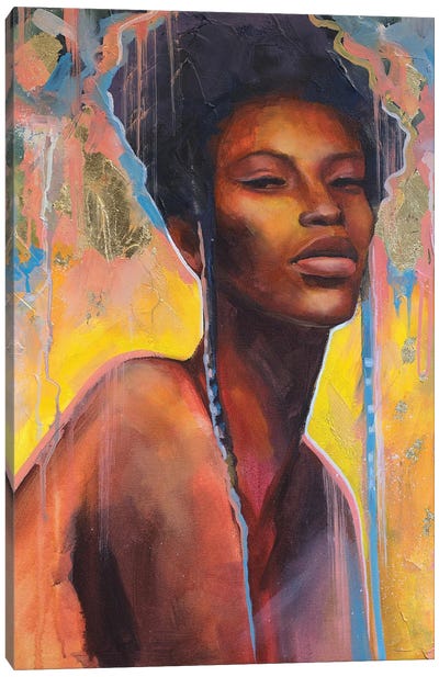 African Queen II Canvas Art Print - Valentina Shatokhina