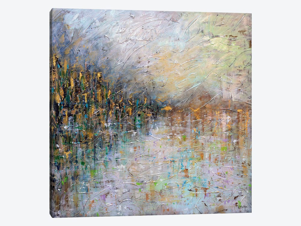 Nature's First Green Is Gold by Vanessa Sharp Multon 1-piece Canvas Print