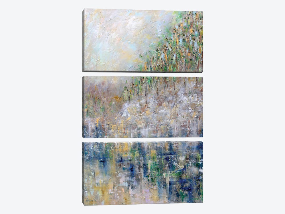 Whose Woods These Are by Vanessa Sharp Multon 3-piece Canvas Print