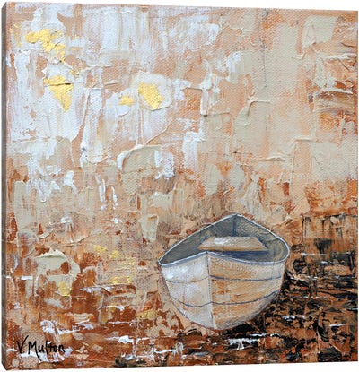 Traverse Canvas Art Print - Rowboat Art