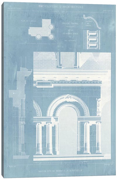 Details of French Architecture I Canvas Art Print - Arches