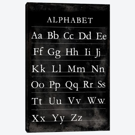 Alphabet Chart Canvas Print #VSN597} by Vision Studio Canvas Print