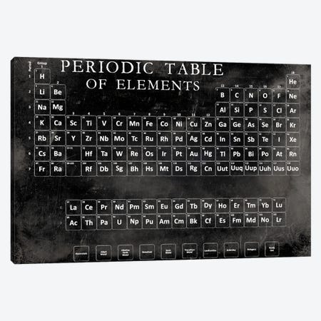 Periodic Table Canvas Print #VSN599} by Vision Studio Canvas Wall Art