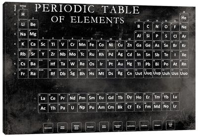 Periodic Table Canvas Art Print