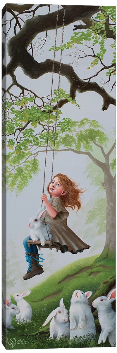 Morning Swing Canvas Art Print - Suzan Visser