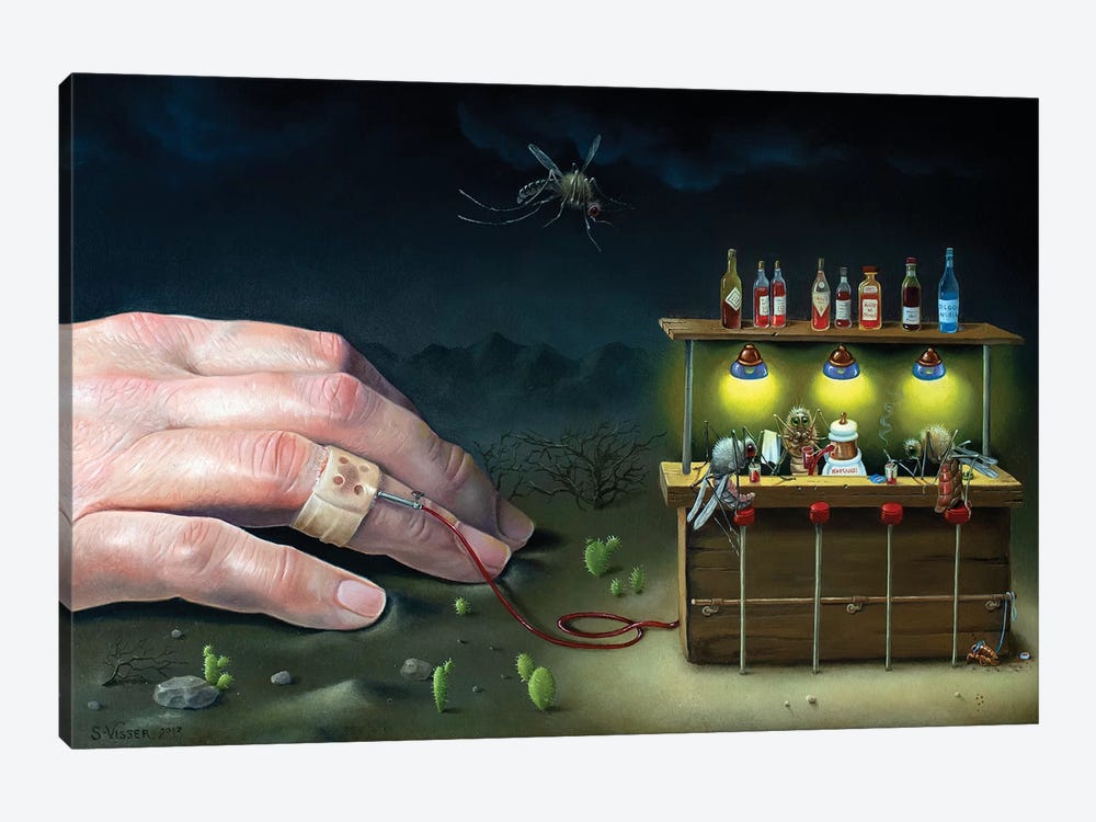 Mosquito Bar by Suzan Visser 1-piece Art Print