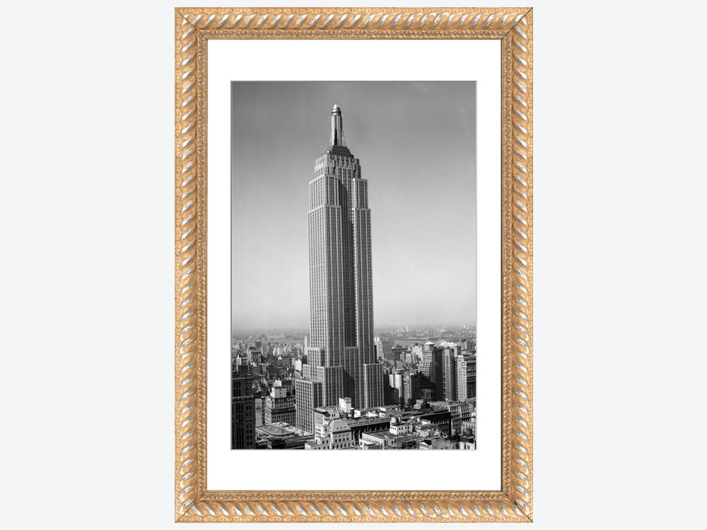 Vintage Style New York 1930's Art Deco Skyscrapers Poster Print A+ Quality