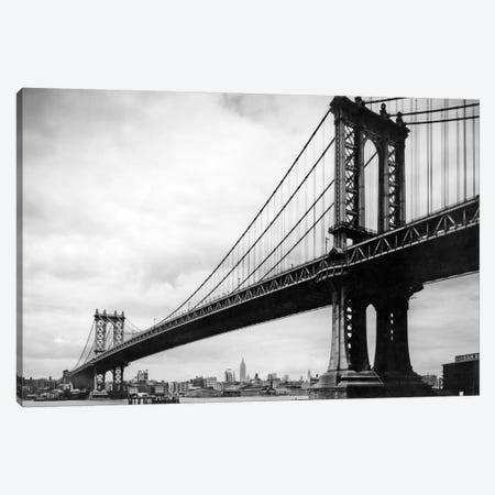 1930s View Of Manhattan Bridge, New York City, NY, USA Canvas Print #VTG135} by Vintage Images Canvas Art Print