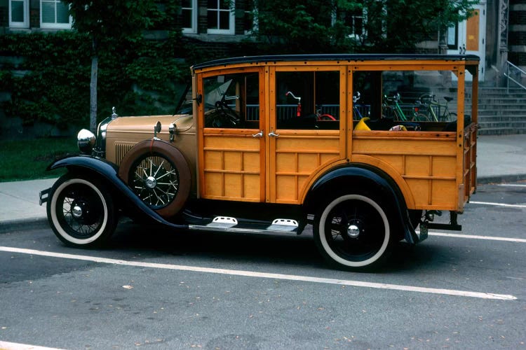 1930s Wood Body Station Wagon Antique Automobile