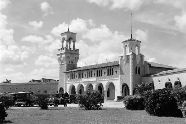 Cuba: 1930s-1940s La Playa Beach Bathhouse Havana Cuba by Vintage Images