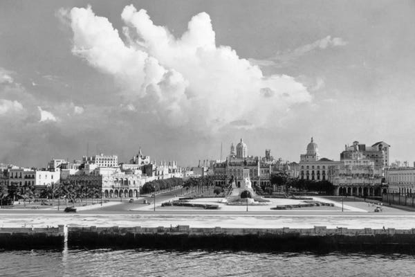 1930s-1940s Skyline View From The Bay Of Havana Cuba