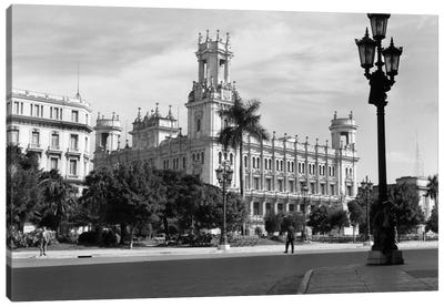 1930s-1940s The Asturian Club Now A Fine Art Museum Havana Cuba Canvas Art Print - Havana Art