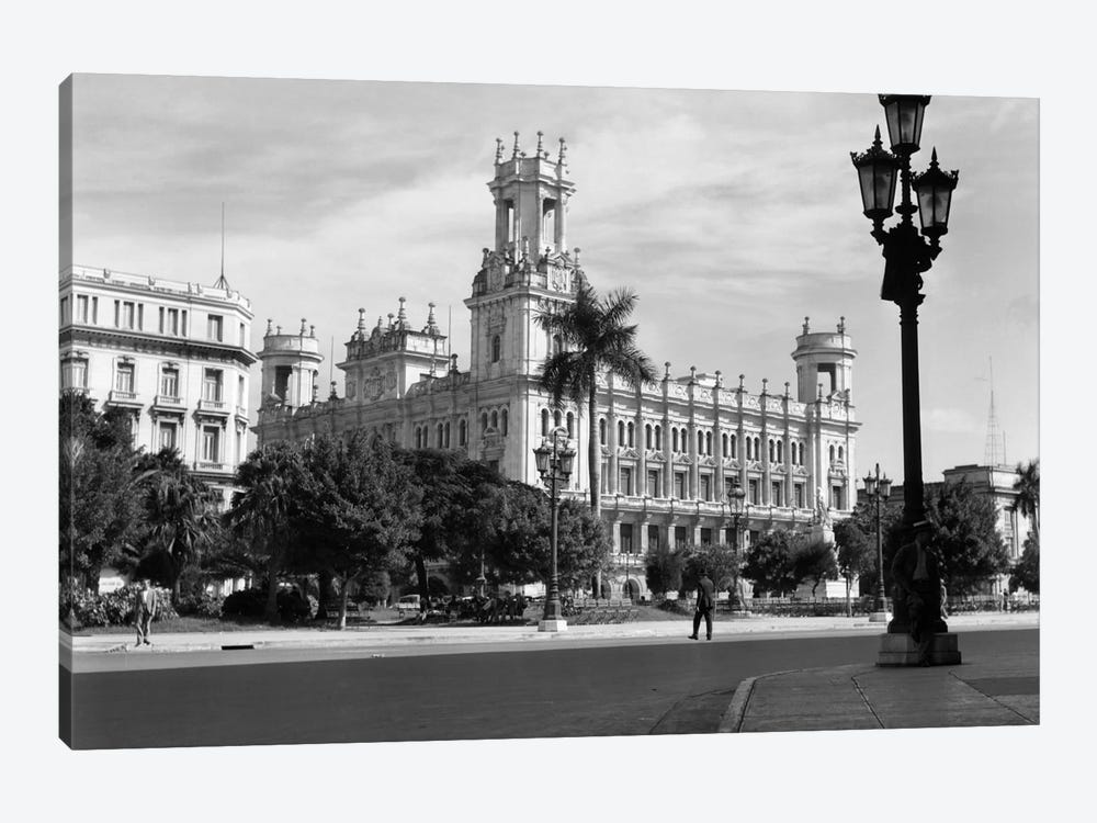 1930s-1940s The Asturian Club Now A Fine Art Museum Havana Cuba by Vintage Images 1-piece Canvas Artwork