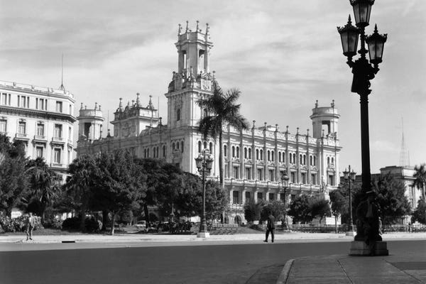 Cuba: 1930s-1940s The Asturian Club Now A Fine Art Museum Havana Cuba by Vintage Images