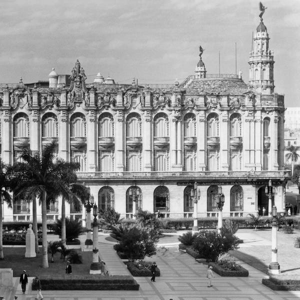 Cuba: 1930s-1940s The Great Theater Of Havana Cuba by Vintage Images