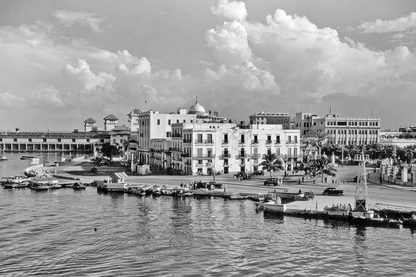 Cuba: 1930s-1940s View From The Bay Havana Cuba by Vintage Images