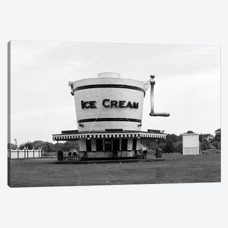 1937 Roadside Refreshment Stand Shaped Like Ice Cream Maker Canvas Print #VTG194} by Vintage Images Canvas Print
