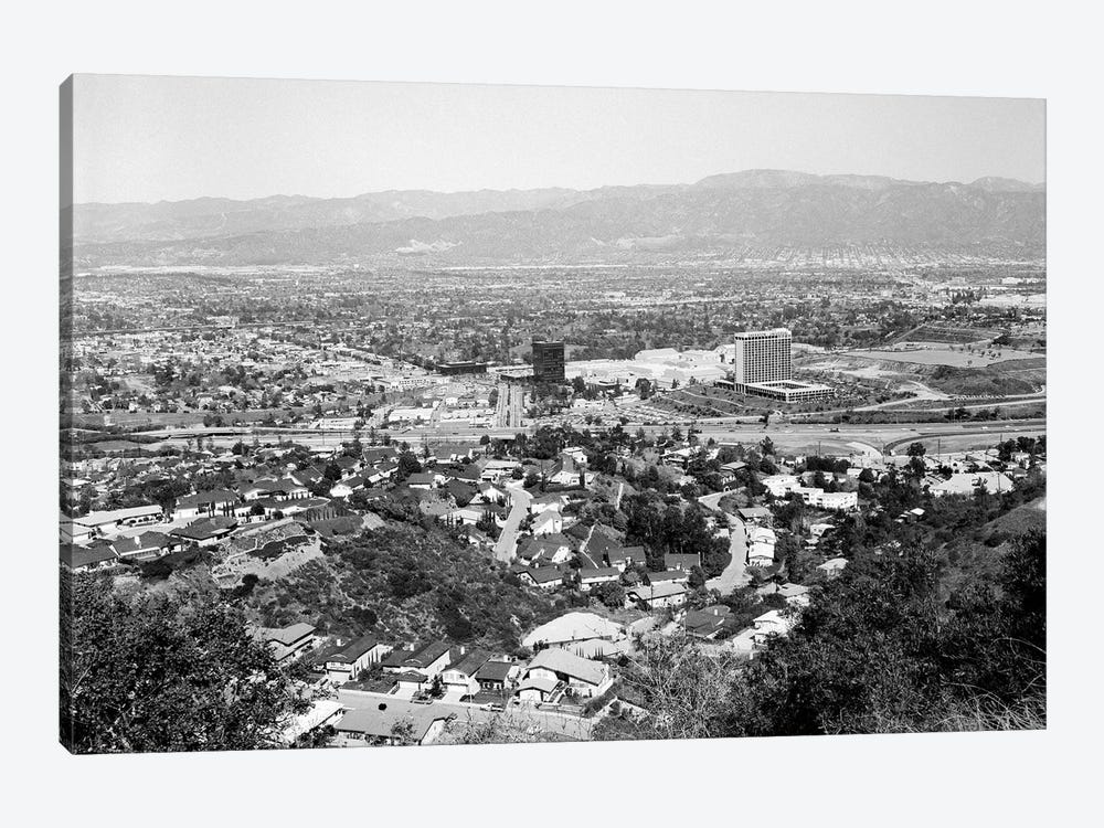1940s View Overlooking Universal City Ca USA by Vintage Images 1-piece Canvas Art
