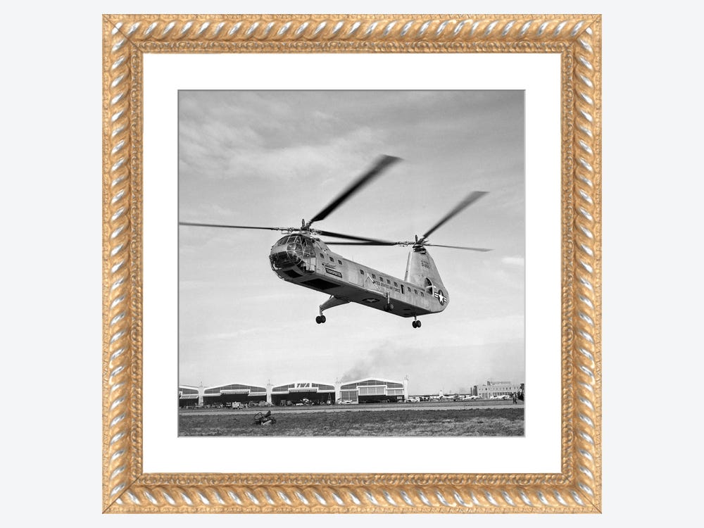 1950s Air Force Twin-Rotor Piasecki Helic - Art Print | Vintage Images