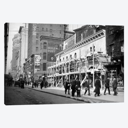 1915-16 Haymarket Theater Becomes Movie House End Of The Tenderloin 6Th Avenue And 30Th Street New York City USA Canvas Print #VTG27} by Vintage Images Art Print