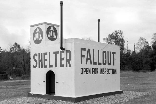 1950s Civil Defense Fallout Shelter Sample Open For Inspection