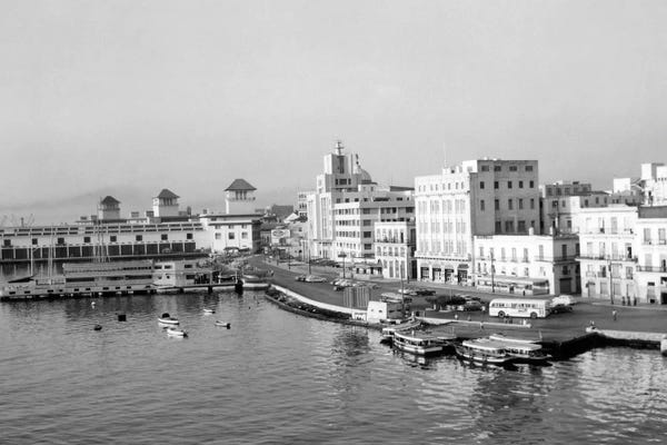 Docks & Piers: 1950s Harbor Waterfront Havana Cuba by Vintage Images