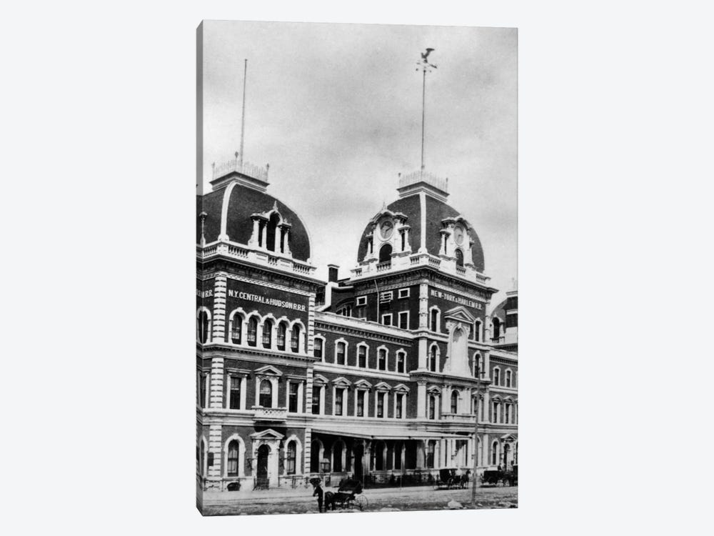 1871 Grand Central Depot New York City USA Demolished by Vintage Images 1-piece Canvas Wall Art