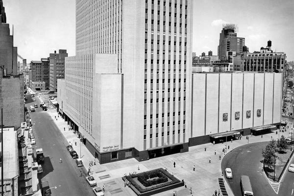 1950s New York Coliseum At Columbus Circle New York City USA