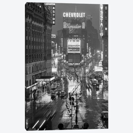 1950s Times Square New York City Looking North To Duffy Square Manhattan USA Canvas Print #VTG356} by Vintage Images Canvas Print