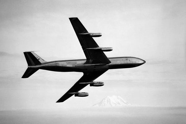 Airplanes: 1950s-1960s Boeing 707 Jet Airplane by Vintage Images