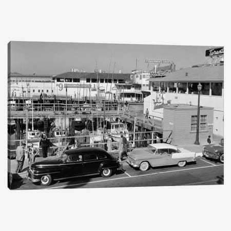 1950s-1960s Fisherman's Wharf San Francisco Ca USA Canvas Print #VTG377} by Vintage Images Canvas Print