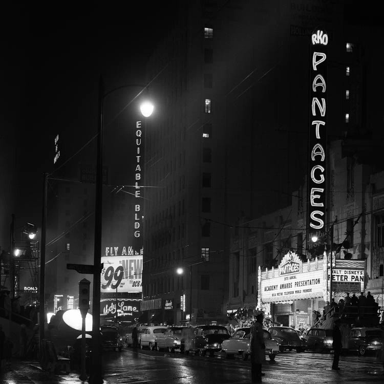 1953 Pantages Theater Academy Awards Ceremony First Televised Broadcast Los Angeles California USA by Vintage Images wall art