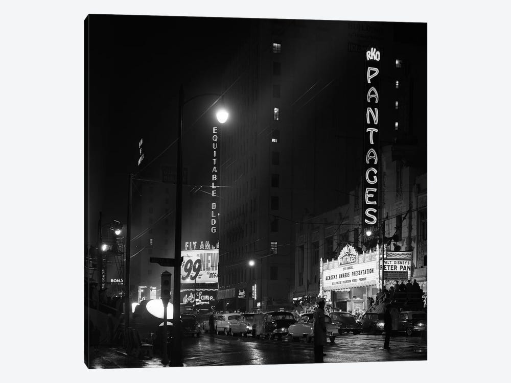 1953 Pantages Theater Academy Awards Ceremony First Televised Broadcast Los Angeles California USA by Vintage Images 1-piece Art Print