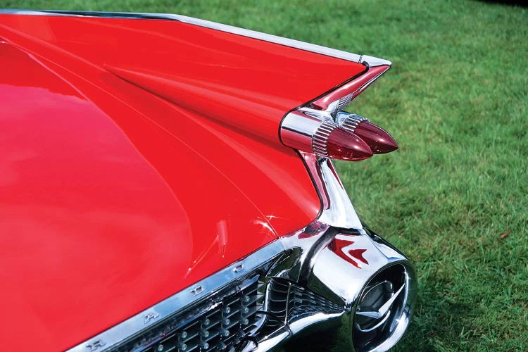 1959 Cadillac Tail Fin And Tail Light by Vintage Images wall art