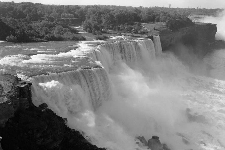 1960s American Falls Portion Of Niagara Falls New York USA