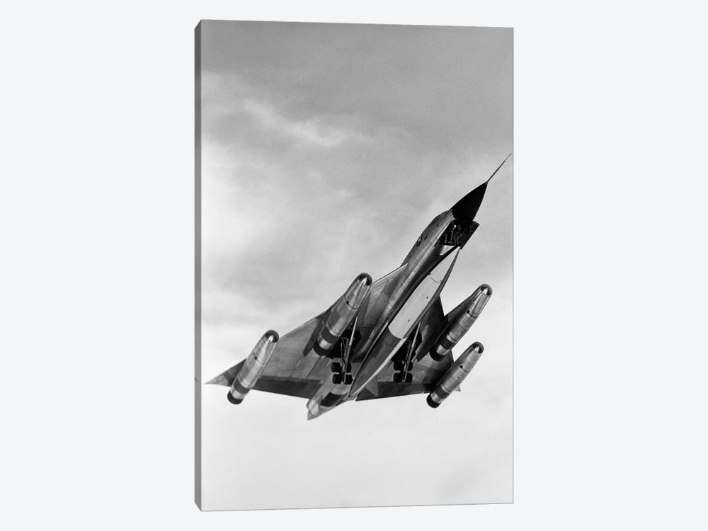 1960s B-58 Bomber In Ascent by Vintage Images 1-piece Canvas Artwork