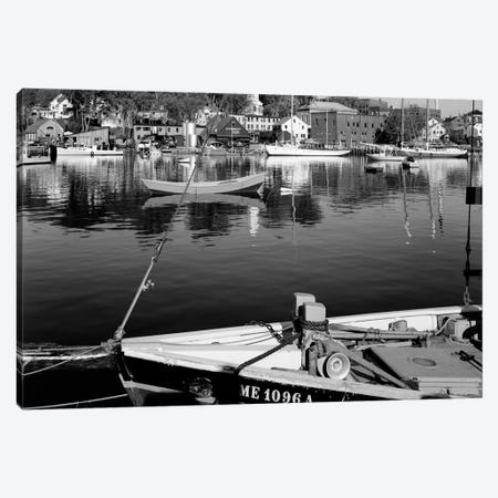 1960s Boats Dock Harbor Maine USA Canvas Print #VTG407} by Vintage Images Canvas Print