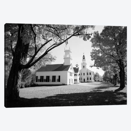 1960s Church And Local Buildings In The Town Square Of Washington New Hampshire USA Canvas Print #VTG415} by Vintage Images Canvas Art