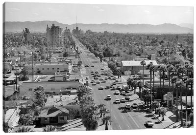 1960s Downtown Phoenix Arizona USA Canvas Art Print - Vintage & Retro Photography