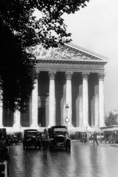 Columns: 1920s La Madeleine Paris France by Vintage Images