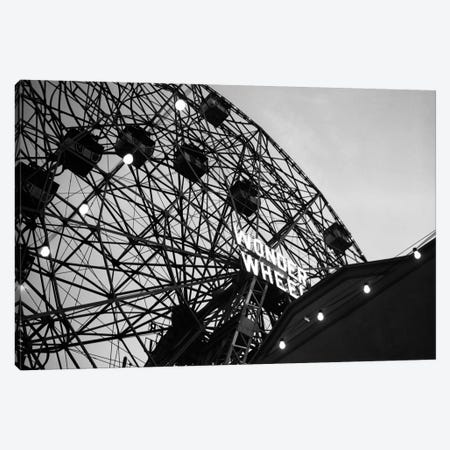 1920s Looking Up At Wonder Wheel Amusement Ride Coney Island New York USA Canvas Print #VTG42} by Vintage Images Canvas Wall Art