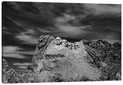 1960s Mount Rushmore Canvas Art Print - Famous Monuments & Sculptures