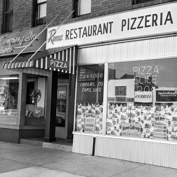 1960s Restaurant Pizzeria Storefront