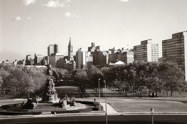 Pennsylvania: 1960s Skyline Philadelphia Pennsylvania USA by Vintage Images