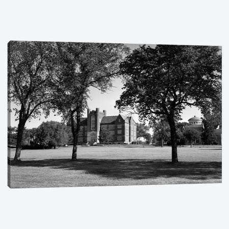 1970s Campus Of Emporia College In Kansas With Brick Buildings Nestled Among Trees Canvas Print #VTG479} by Vintage Images Canvas Print