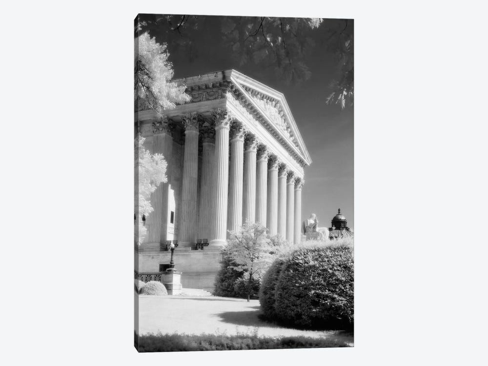 1970s Infrared Photograph Front Of Supreme Court Building Washington Dc USA by Vintage Images 1-piece Canvas Print