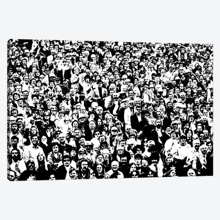 1970s Posterization Of Crowd In Stadium Bleachers Canvas Print #VTG488} by Vintage Images Canvas Art